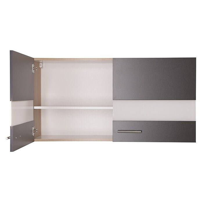 Respekta Merle Hängeschrank (B x T x H: 110 x 34,6 x 56,1 cm, Grau) | BAUHAUS