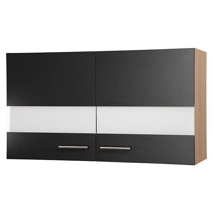 Respekta Merle Hängeschrank (B x T x H: 100 x 34,6 x 56,1 cm, Schwarz) | BAUHAUS