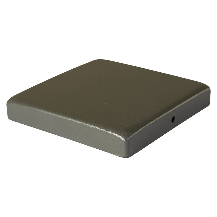 Plus Pfostenkappe Classic (9,1 x 9,1 cm, Eckig, Stahl, Umbragrau (RAL 7022)) | BAUHAUS