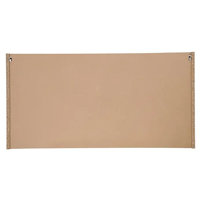 Respekta Merle Hängeschrank - B x T x H: 110 x 34,6 x 56,1 cm, Weiß - Rückansicht eines beigen Möbelstücks mit seitlicher Maserung. Ideal für Wandmontage und stilvolle Inneneinrichtung.