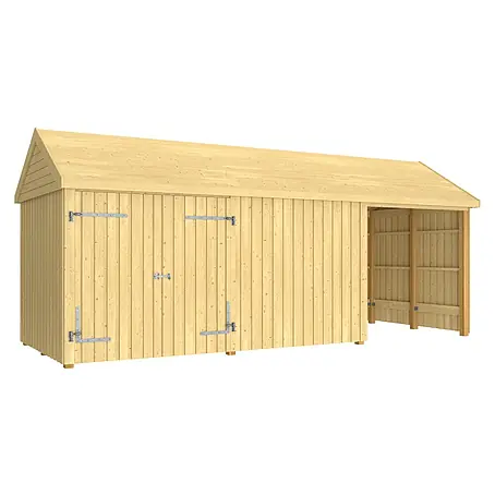 Plus  Gartenhaus Classic Multi offen/geschlossen mit Doppeltür
