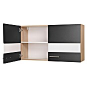 Respekta Merle Hängeschrank (B x T x H: 100 x 34,6 x 56,1 cm, Schwarz) | BAUHAUS