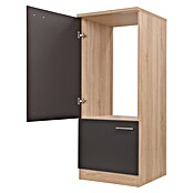 Respekta Merle Geräteumbauschrank (B x T x H: 60 x 60 x 144,8 cm, Grau, Für Kühlschrank) | BAUHAUS
