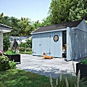 Plus Gartenhaus Classic Multi mit Doppel- und Einzeltür (Außenmaß inkl. Dachüberstand (B x T): 432 x 254 cm, Holz, Natur, Nur Gartenhaus) | BAUHAUS