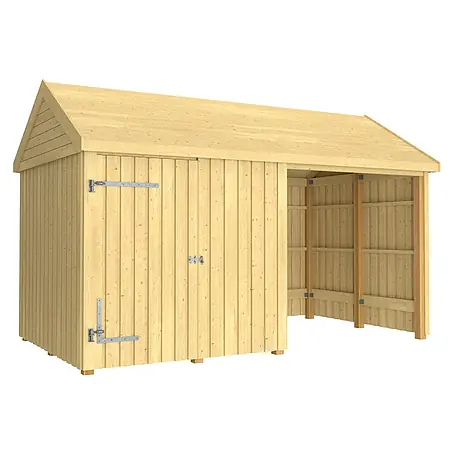 Plus  Gartenhaus Classic Multi offen mit Einzeltür