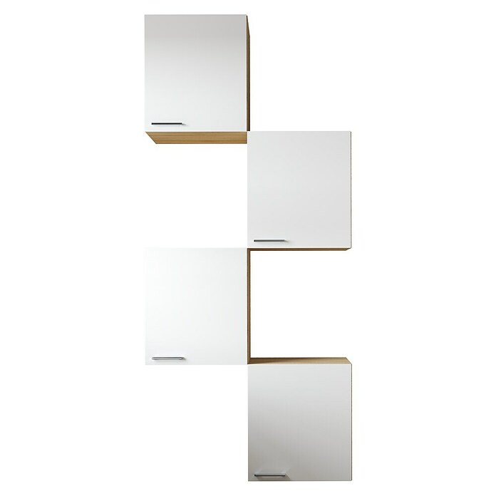 Respekta Merle Hängeschrank (B x T x H: 100 x 34,6 x 224,4 cm, Weiß, 4 Stk.) | BAUHAUS