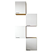 Respekta Merle Hängeschrank (B x T x H: 100 x 34,6 x 224,4 cm, Weiß, 4 Stk.) | BAUHAUS