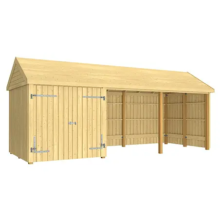 Plus  Gartenhaus Classic Multi offen mit Doppeltür