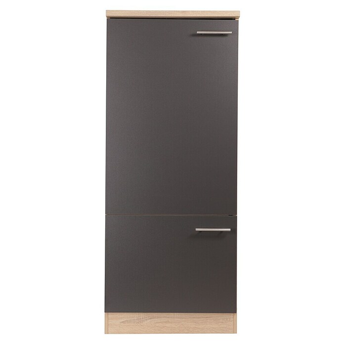 Respekta Merle Geräteumbauschrank (B x T x H: 60 x 60 x 144,8 cm, Grau, Für Kühlschrank) | BAUHAUS