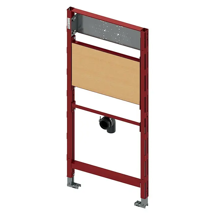 Tece Profil Waschtisch-Vorwandelement - 9 x 50 x 112 cm, Geeignet für: Ausgussbecken, Pulverbeschichtet - Vorwandelement für Wand-WC zur einfachen Installation und Integration in Badezimmer.