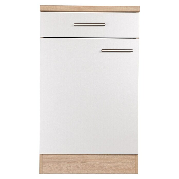 Respekta Merle Unterschrank (B x T x H: 50 x 60 x 84,8 cm, Weiß) | BAUHAUS