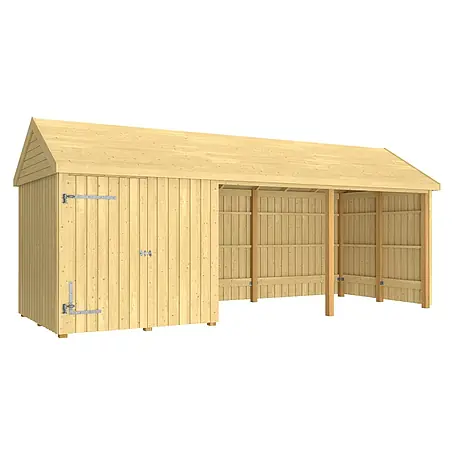 Plus  Gartenhaus Classic Multi offen mit Einzeltür