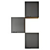 Respekta Merle Hängeschrank (B x T x H: 100 x 34,6 x 168,3 cm, Grau, 3 Stk.) | BAUHAUS