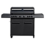 Kingstone KMS Barbacoa de gas Cliff 6500 Beast Black (Superficie de la parrilla (An x Pr): 90,5 x 45 cm, 27,2 kW, Número de quemadores: 6) | BAUHAUS