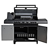 Kingstone KMS Barbacoa de gas Cliff 6500 Beast Black (Superficie de la parrilla (An x Pr): 90,5 x 45 cm, 27,2 kW, Número de quemadores: 6) | BAUHAUS