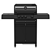 Kingstone KMS Barbacoa de gas Cliff 3500 Beast Black (Superficie de la parrilla (An x Pr): 61 x 45 cm, 13,5 kW, Número de quemadores: 3) | BAUHAUS