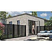 Plus Pfostenkappe Classic (9,1 x 9,1 cm, Eckig, Stahl, Schwarz (RAL 9005)) | BAUHAUS