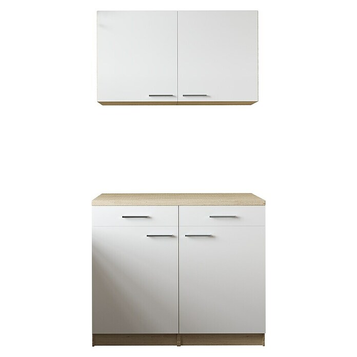 Respekta Merle Küchen-Set (100 x 60 x 200 cm, Weiß) | BAUHAUS