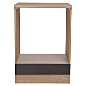 Respekta Merle Herdumbauschrank (B x T x H: 60 x 60 x 84,8 cm, Grau) | BAUHAUS