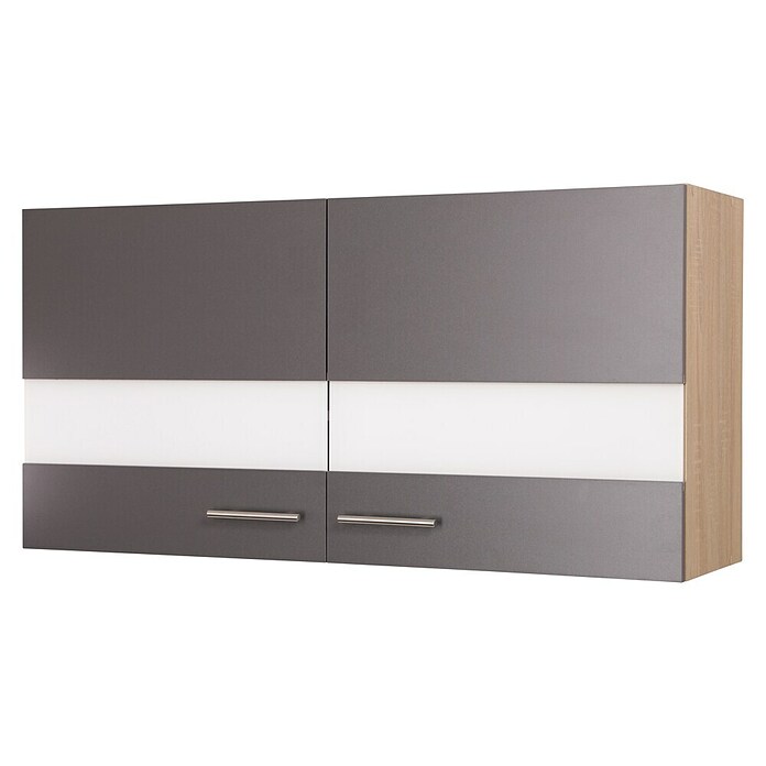 Respekta Merle Hängeschrank (B x T x H: 110 x 34,6 x 56,1 cm, Grau) | BAUHAUS