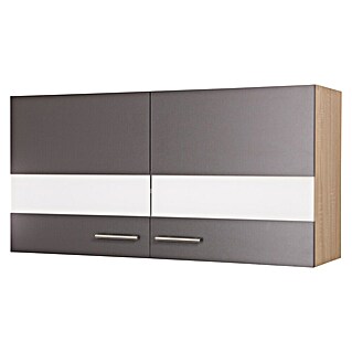 Respekta Merle Hängeschrank (B x T x H: 110 x 34,6 x 56,1 cm, Grau)