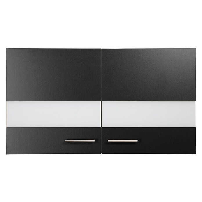Respekta Merle Hängeschrank (B x T x H: 100 x 34,6 x 56,1 cm, Schwarz) | BAUHAUS