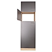 Respekta Merle Geräteumbauschrank (B x T x H: 60 x 60 x 200 cm, Grau, Für Kühl-Gefrierkombination) | BAUHAUS