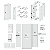 Respekta Merle Apotheker-Hochschrank (B x T x H: 30 x 60 x 144,8 cm, Weiß, mit Arbeitsplattenabdeckung) | BAUHAUS