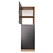 Respekta Merle Geräteumbauschrank (B x T x H: 60 x 60 x 200 cm, Grau, Für Kühl-Gefrierkombination) | BAUHAUS