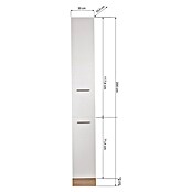 Respekta Merle Apotheker-Hochschrank (B x T x H: 30 x 60 x 200 cm, Schwarz) | BAUHAUS