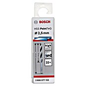 Bosch Broca para metal (Diámetro: 2,5 mm, Largo: 57 mm)