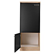 Respekta Merle Geräteumbauschrank (B x T x H: 60 x 60 x 144,8 cm, Schwarz, Für Kühlschrank) | BAUHAUS