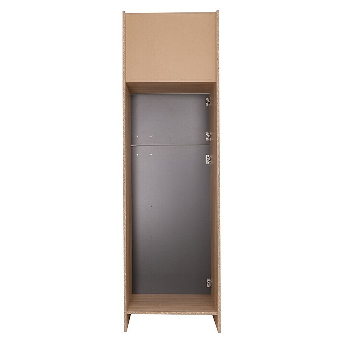 Respekta Merle Geräteumbauschrank (B x T x H: 60 x 60 x 200 cm, Grau, Für Kühl-Gefrierkombination) | BAUHAUS