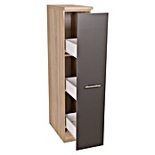 Respekta Merle Apotheker-Hochschrank (B x T x H: 30 x 60 x 144,8 cm, Grau, mit Arbeitsplattenabdeckung) | BAUHAUS