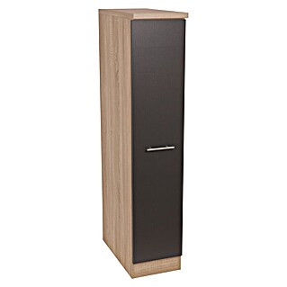 Respekta Merle Apotheker-Hochschrank (B x T x H: 30 x 60 x 144,8 cm, Grau, mit Arbeitsplattenabdeckung)