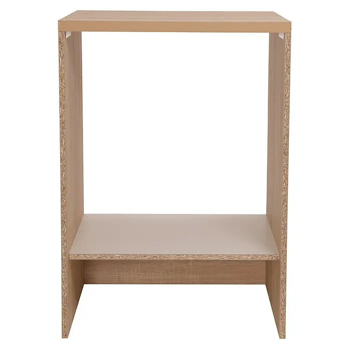 Respekta Merle Herdumbauschrank - B x T x H: 60 x 60 x 84,8 cm, Weiß - Regal aus hellem Holzwerkstoff mit zwei Ablageflächen, ideal für Ordnung und Aufbewahrung im modernen Wohnraum.