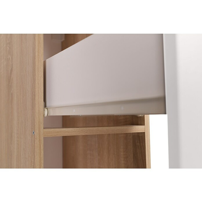 Respekta Merle Apotheker-Hochschrank (B x T x H: 30 x 60 x 144,8 cm, Weiß, mit Arbeitsplattenabdeckung) | BAUHAUS
