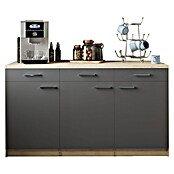 Respekta Merle Unterschrank (B x T x H: 150 x 60 x 85 cm, Grau) | BAUHAUS