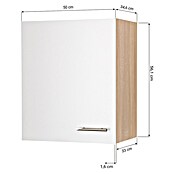Respekta Merle Hängeschrank (B x T x H: 50 x 34,6 x 56,1 cm, Grau) | BAUHAUS