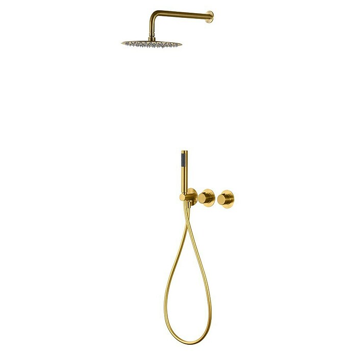 Imex Sistema de ducha termostático Assen (Oro) | BAUHAUS