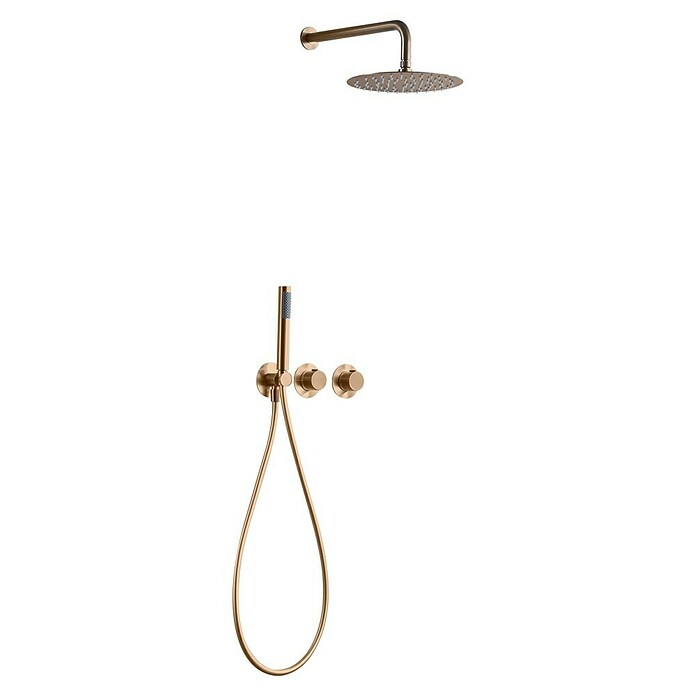 Imex Sistema de ducha termostático Assen (Oro rosa) | BAUHAUS
