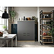 Respekta Merle Hochschrank (B x T x H: 120 x 60 x 144,9 cm, Grau) | BAUHAUS