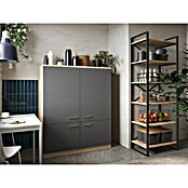 Respekta Merle Hochschrank (B x T x H: 120 x 60 x 144,9 cm, Grau) | BAUHAUS