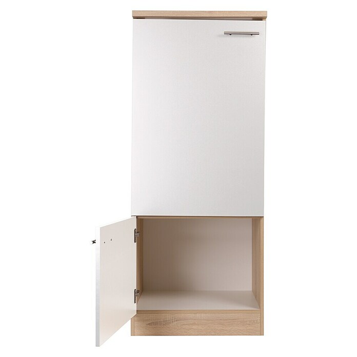 Respekta Merle Geräteumbauschrank (B x T x H: 60 x 60 x 144,8 cm, Weiß, Für Kühlschrank) | BAUHAUS