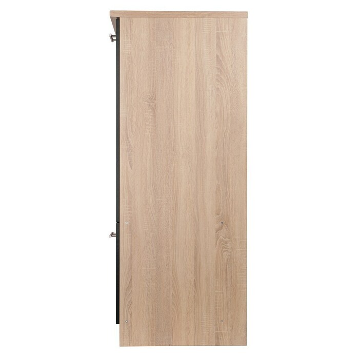 Respekta Merle Geräteumbauschrank (B x T x H: 60 x 60 x 144,8 cm, Schwarz, Für Kühlschrank) | BAUHAUS