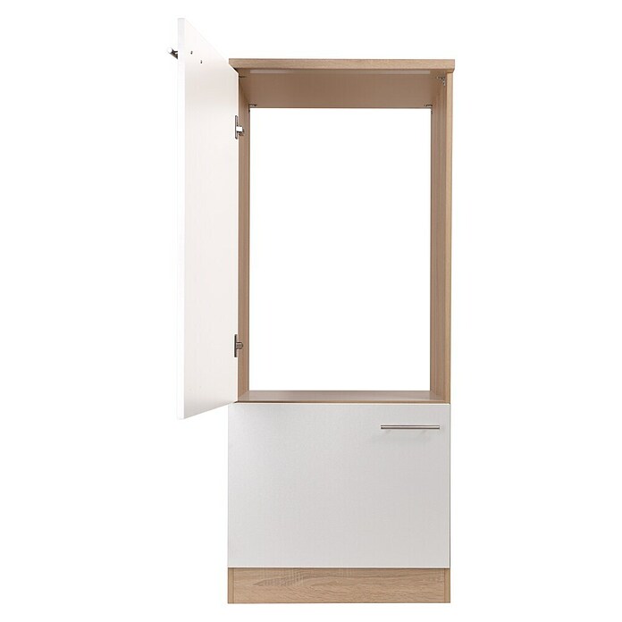 Respekta Merle Geräteumbauschrank (B x T x H: 60 x 60 x 144,8 cm, Weiß, Für Kühlschrank) | BAUHAUS