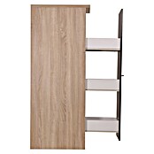 Respekta Merle Apotheker-Hochschrank (B x T x H: 30 x 60 x 144,8 cm, Grau, mit Arbeitsplattenabdeckung) | BAUHAUS