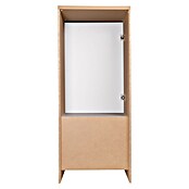 Respekta Merle Geräteumbauschrank (B x T x H: 60 x 60 x 144,8 cm, Weiß, Für Kühlschrank) | BAUHAUS