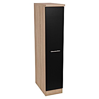 Respekta Merle Apotheker-Hochschrank (B x T x H: 30 x 60 x 144,8 cm, Schwarz, mit Arbeitsplattenabdeckung)