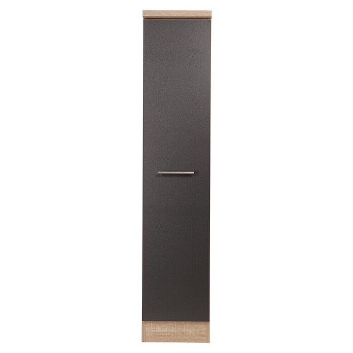 Respekta Merle Apotheker-Hochschrank (B x T x H: 30 x 60 x 144,8 cm, Grau, mit Arbeitsplattenabdeckung) | BAUHAUS